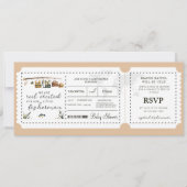 Fisherman Boarding Pass Boy Travel Baby shower Kaart (Voorkant)