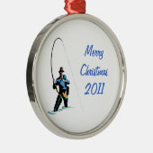 Fisherman Design Metalen Ornament (Rechts)