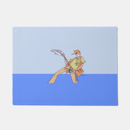 Fisherman doormat deurmat (Voorkant)