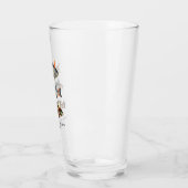 Fisherman Fish Pet Fun Verjaardag Glas (Links)