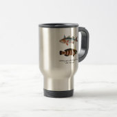 Fisherman Fish Pet Fun Verjaardag Reisbeker (Voorkant rechts)