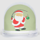 Fisherman Fishing Holiday Gift Sneeuwbol (Achterkant)