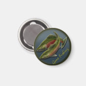 Fisherman Fridge Magnets Custom Gone Vist Giften Magneet (Voorkant / Achterkant)
