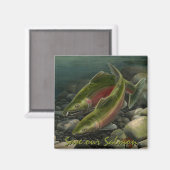 Fisherman Fridge Magnets Custom Gone Vist Giften Magneet (Voorkant / Achterkant)