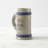 Fisherman Funny Sarcasm Novelty Humor Gift Bierpul (Voorkant links)