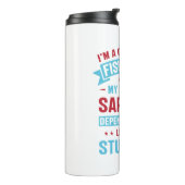 Fisherman Funny Sarcasm Novelty Humor Gift Thermosbeker (Gedraaid links)