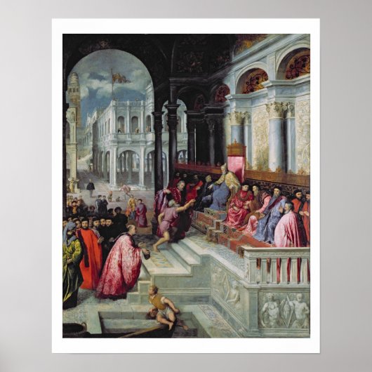 Fisherman geeft de Ring aan de Doge of Venice Poster (Voorkant)