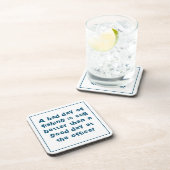 Fisherman Gift met Gevist Citaat Bier Onderzetter (Rechterzijde)