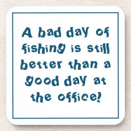 Fisherman Gift met Gevist Citaat Bier Onderzetter