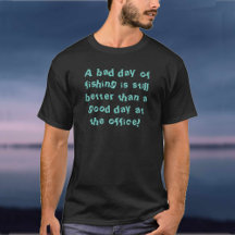 Fisherman Gift met Gevist citaat T-Shirt