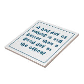 Fisherman Gift met Gevist Citaat Tegeltje (Zijkant)