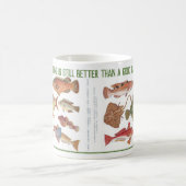 Fisherman Gift met  visillustraties op Koffiemok (Center)