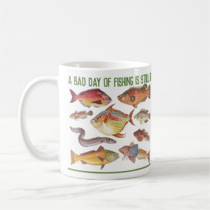 Fisherman Gift met  visillustraties op Koffiemok
