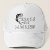 Fisherman heeft de grote gevonden trucker pet (Voorkant)