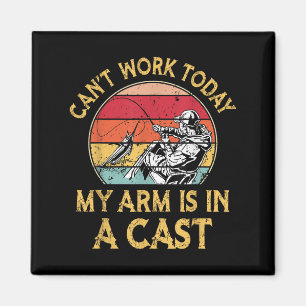 Fisherman, ik kan niet werken vandaag mijn arm in magneet