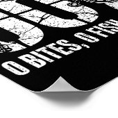 Fisherman Joke Dad They Call Me 007 Funny Fishing  Poster (Hoek)