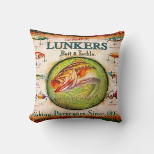 "Fisherman Lunker" Kussen
