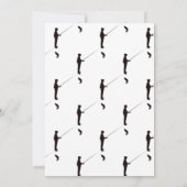 Fisherman Mic Drop Retirement Party Invitation Kaart (Achterkant)