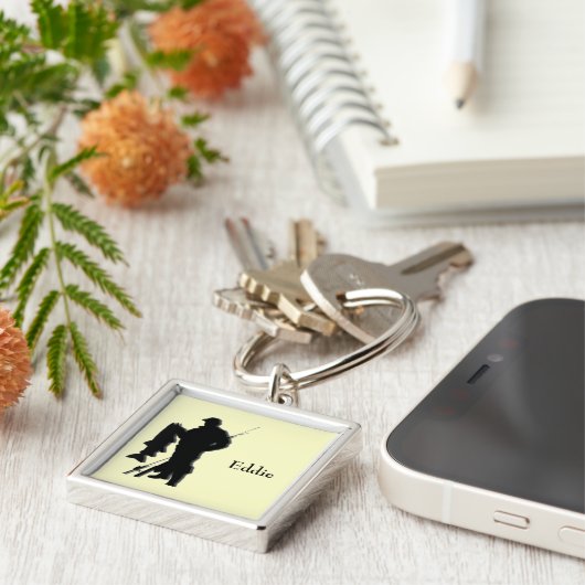 Fisherman Monogram Sports Sleutelhanger (Zijkant)