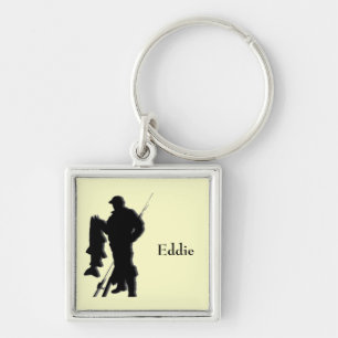 Fisherman Monogram Sports Sleutelhanger