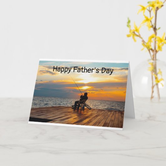 "FISHERMAN" OP *VADERDAG* KAART (Gele Bloem)