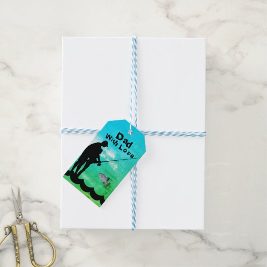 Fisherman Pa Cadeaulabel (Met Touw)