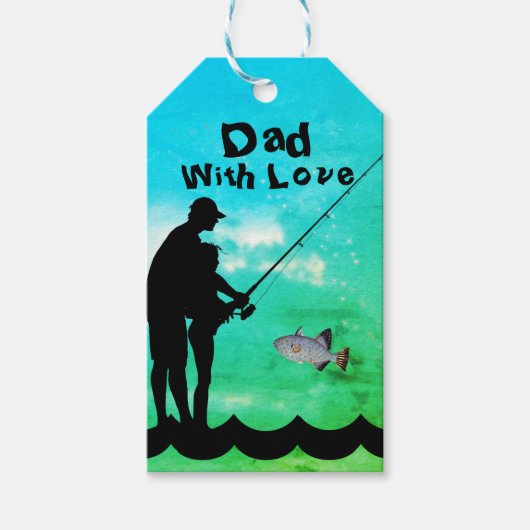 Fisherman Pa Cadeaulabel (Voorkant)