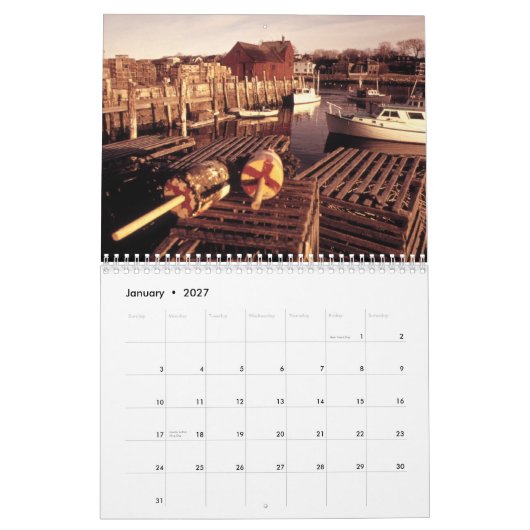 Fisherman Photography Calendar Kalender (Jan 2027)