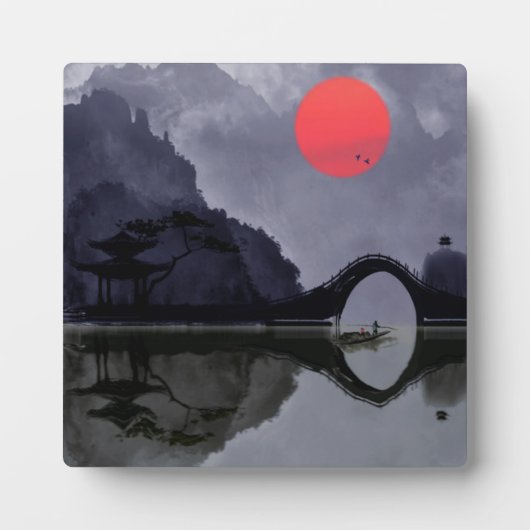 Fisherman Plaque Fotoplaat (Voorkant)