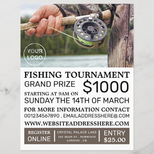 Fisherman Portrait, Gevist evenement Flyer (Voorkant)