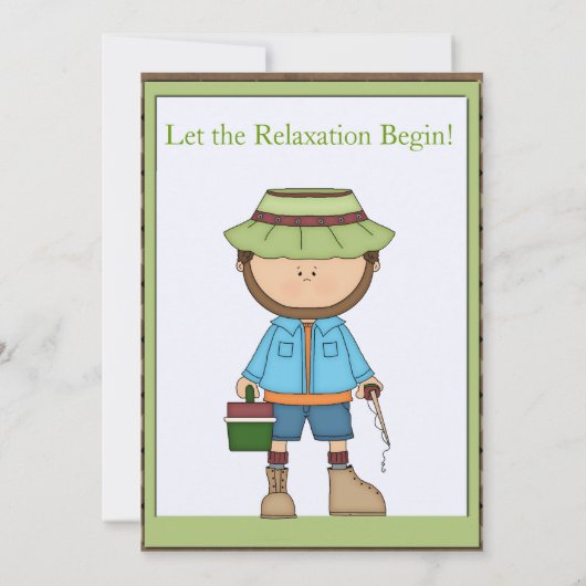 Fisherman Retirement Kaart (Achterkant)