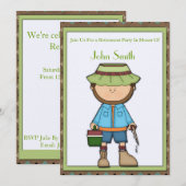 Fisherman Retirement Kaart (Voorkant / Achterkant)