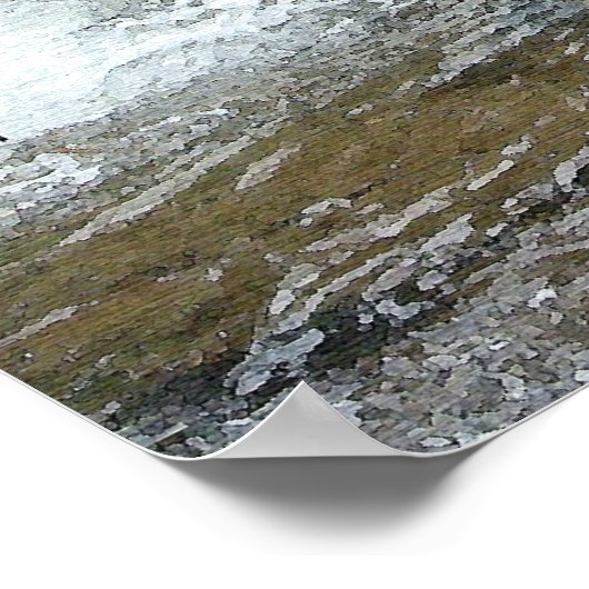 Fisherman River Isaiah 41:10 Afdruk Poster (Hoek)