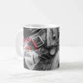 Fisherman’s Deck B&W Mug Koffiemok (Voorkant links)