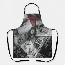Fisherman’s Deck Black and White Apron Schort