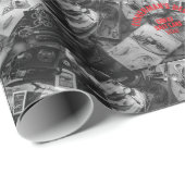 Fisherman’s Deck Black and White Wrapping Paper Cadeaupapier (Rol Hoek)