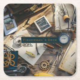 Fisherman’s Deck Paper Coasters Kartonnen Onderzetters
