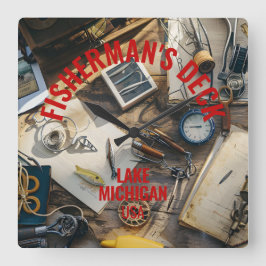 Fisherman’s Deck  Vierkante Klok