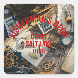 Fisherman’s Deck  Vierkante Sticker