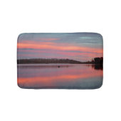Fisherman Sunset Kolob Lake Plush Bath Mat (Voorkant)
