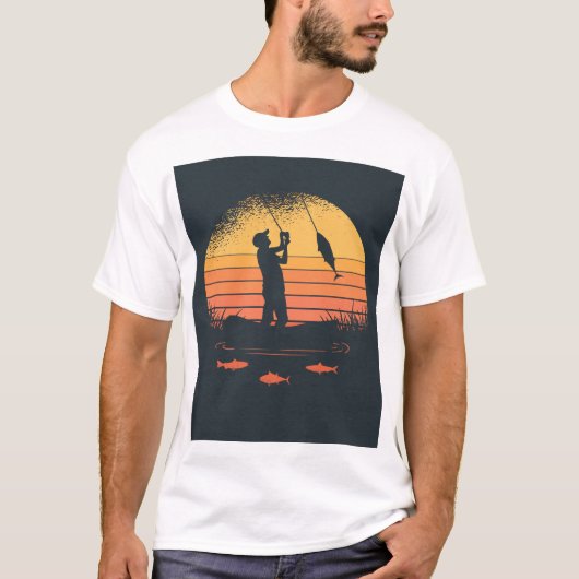 Fisherman Sunset T-shirt (Voorkant)