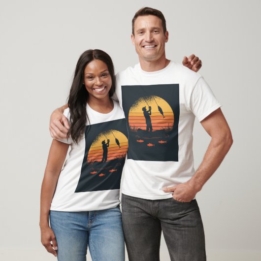 Fisherman Sunset T-shirt (Unisex)