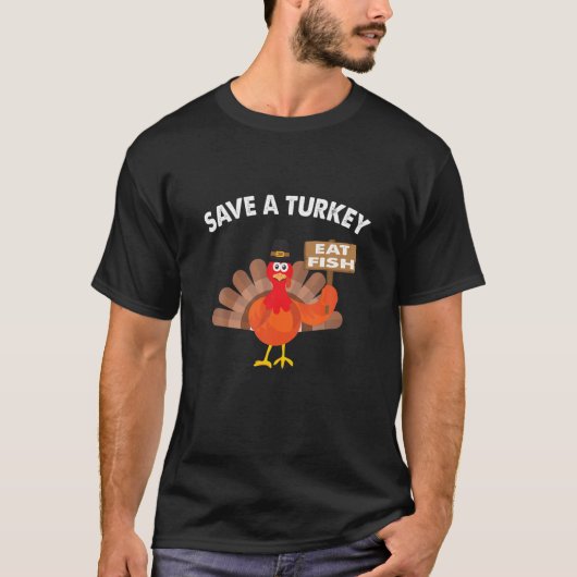 Fisherman Thanksgiving Funny Gift T-shirt Thanksgi (Voorkant)