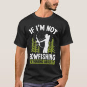 Fisherman Thinking about Bowfishing Archer Bow Hun T-shirt (Voorkant)