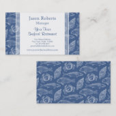 Fisherman Vist Boat of Seafood Restaurant Visitekaartje (Voorkant / Achterkant)