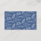 Fisherman Vist Boat of Seafood Restaurant Visitekaartje (Achterkant)