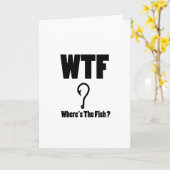 Fisherman, waar is de vis die grappig is Vist pap  Kaart (Gele Bloem)