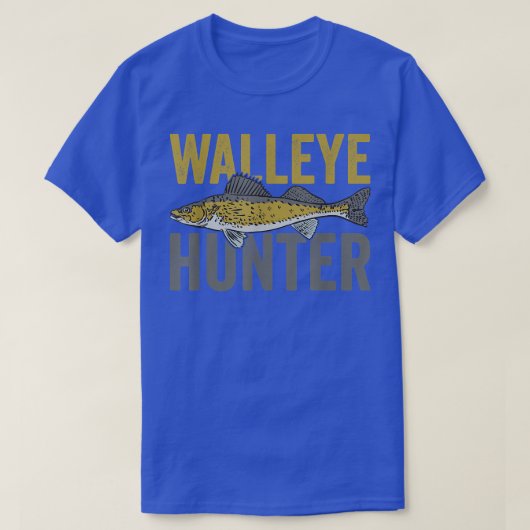 Fisherman Walleye Hunter Vist Lover Mannen Fis T-shirt (Design voorkant)