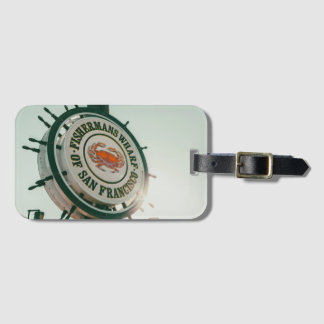 Fisherman Wharf's Sign Bagagelabel