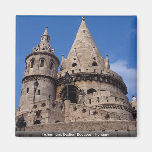Fisherman's Bastion, Boedapest, Hongarije Magneet
